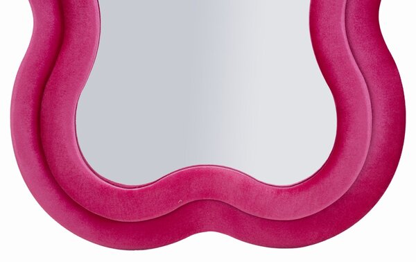 Zidno ogledalo Miki Velvet Fuchsia