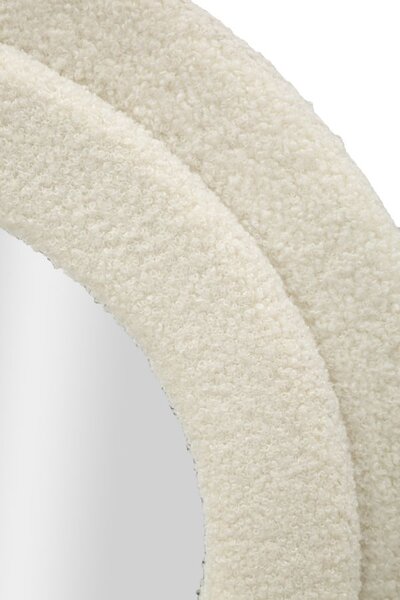 Zidno ogledalo Teddy Cream