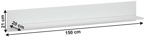 Polica Lafer 150 (bijela)
