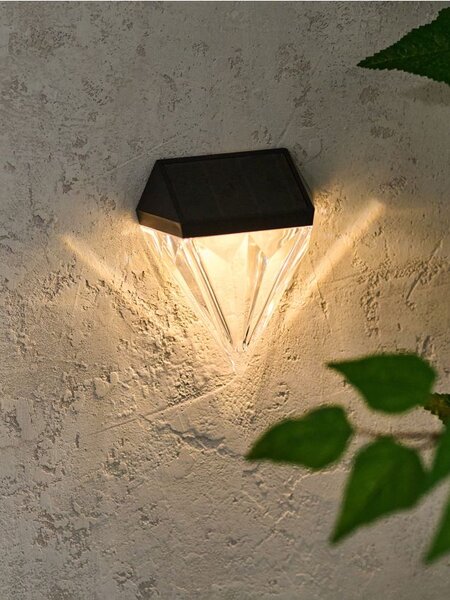 Sinsay - Dekorativna zidna solarna LED lampica s kristalnim sjenilom