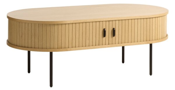 Stolić u dekoru hrasta u prirodnoj boji 60x120 cm Nola - Unique Furniture