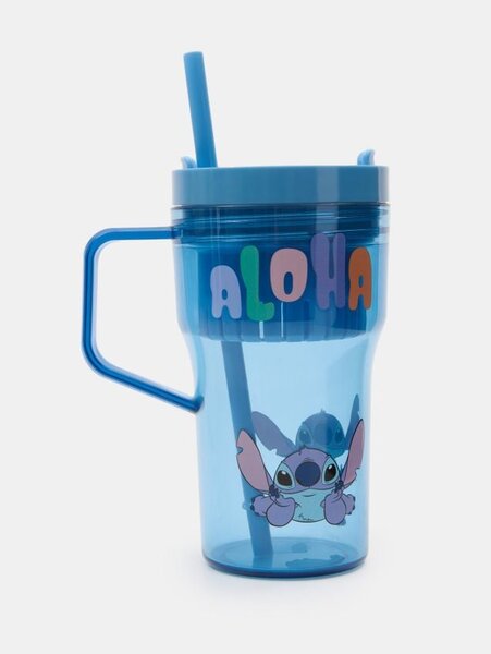Sinsay - Šalica s poklopcem i slamkom Lilo & Stitch