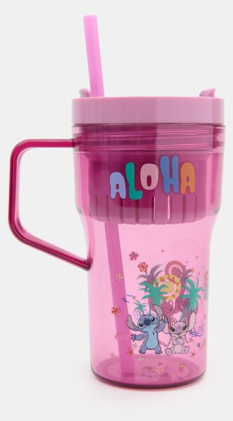 Sinsay - Šalica s poklopcem i slamkom Lilo & Stitch