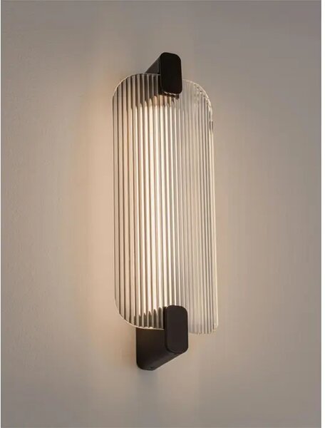 EMERY ZIDNA LED SVJETILJKA CRNA/STAKLO 13W IP20 3000K NL9214233