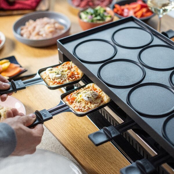 ROŠTILJ ELEKTRIČNI SOLIS RACLETTE & PIZZA ZA 8 SOL 97761
