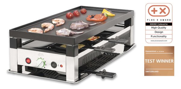 ROŠTILJ ELEKTRIČNI SOLIS RACLETTE & PIZZA ZA 8 SOL 97761