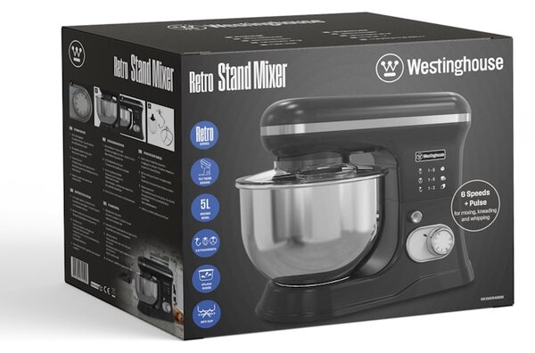 MIKSER STOJEĆI WESTINGHOUSE RETRO BLACK WKSMXR498BK