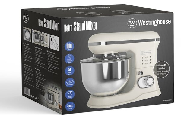 MIKSER STOJEĆI WESTINGHOUSE RETRO WHITE WKSMXR498WH