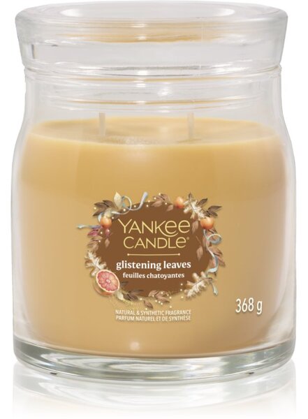 Yankee Candle Glistening Leaves mirisna svijeća Signature 368 g
