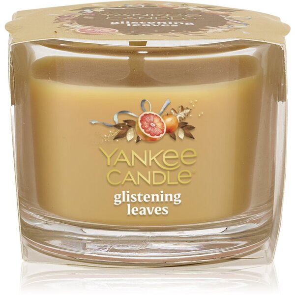Yankee Candle Glistening Leaves mala mirisna svijeća bez staklene posude glass 37 g