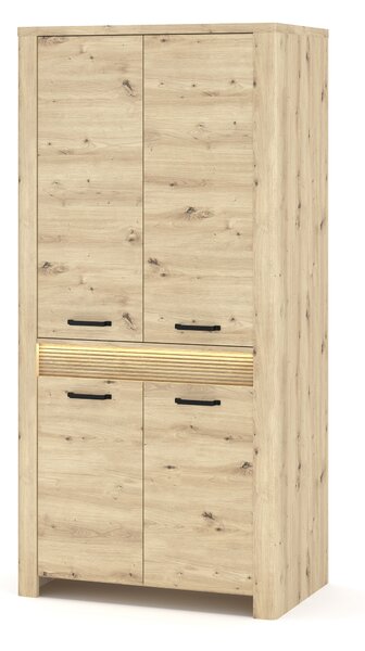 Zondo.hr Ormar za garderobu Mindi (hrast artisan). Akcija -22%. 1053054