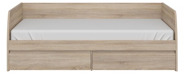 Jednostruki krevet 90 cm Noella (hrast sonoma) (s podnicom)