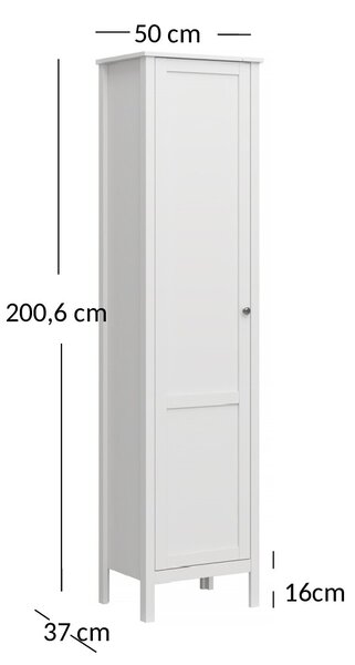 Zondo.hr Regal Olna 1D (bijela). Akcija -21%. 1053151