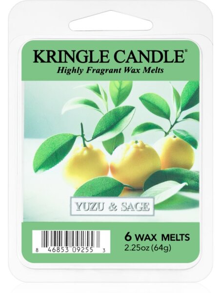 Kringle Candle Yuzu & Sage vosak za aroma lampu 64 g