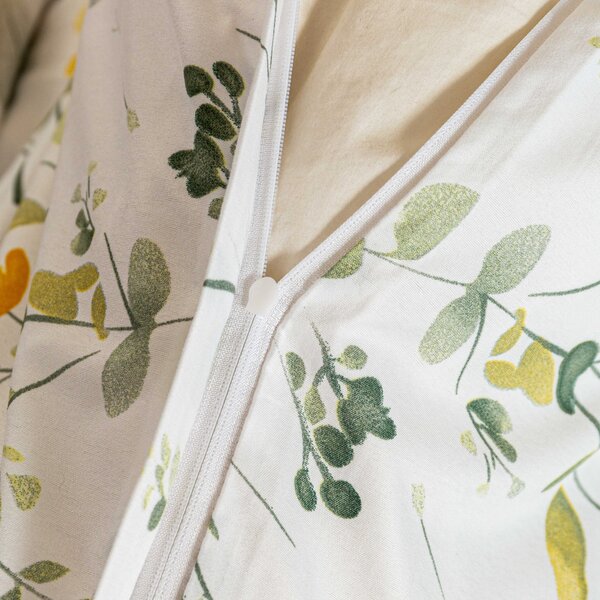 Posteljina od mikrovlakana CITRUS GARDEN bijela Dimenzije posteljine: 70 x 90 cm | 140 x 220 cm