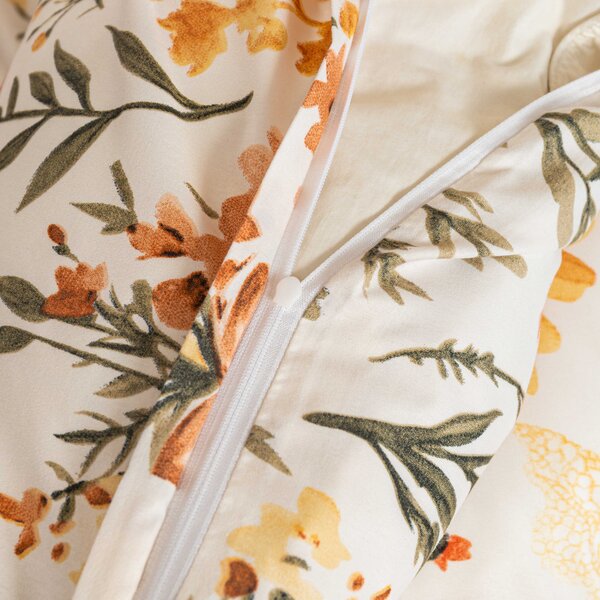 Posteljina od mikrovlakana FLORAL RIBBON krem Dimenzije posteljine: 70 x 90 cm | 140 x 220 cm
