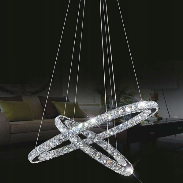 Kistalna stropna lampa krug 50+30cm pilot APP418-CP