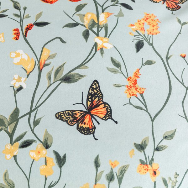 Posteljina od mikrovlakana MONARCH WINGS svijetloplava Dimenzije posteljine: 70 x 90 cm | 140 x 220 cm