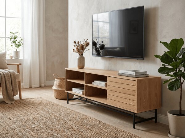 TV stolić VALMOR 140x40 cm, dekor hrast