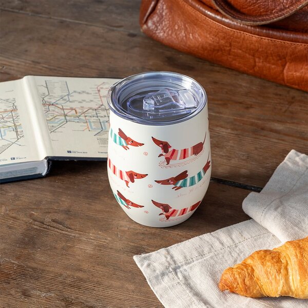 Putna šalica 350 ml Sausage Dog – Rex London