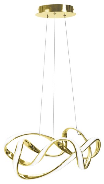 Moderna LED stropna svjetiljka + daljinski upravljač EVE App821-CP zlato