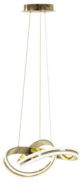 Moderna LED stropna svjetiljka + pilot App818-CP zlato