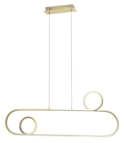 APP809-CP GOLD LED viseća stropna svjetiljka + daljinski upravljač