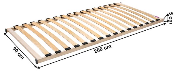 Podnica od lamela 90x200 cm Monte