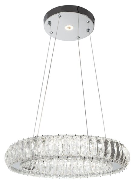 Kristalna LED stropna svjetiljka App1040-CP + daljinski upravljač
