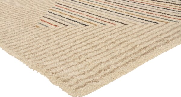 Tepih City Shag Cream Lines
