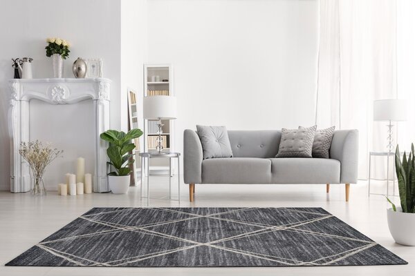Tepih Firenze Dark Grey Cream