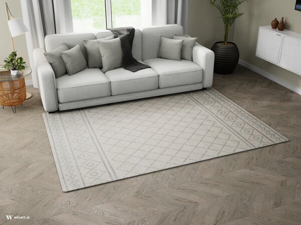 Tepih Firenze White Light Grey