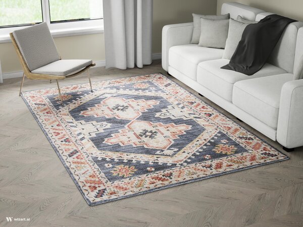 Tepih Florence Navy Cream