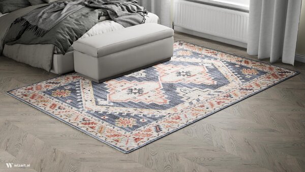 Tepih Florence Navy Cream