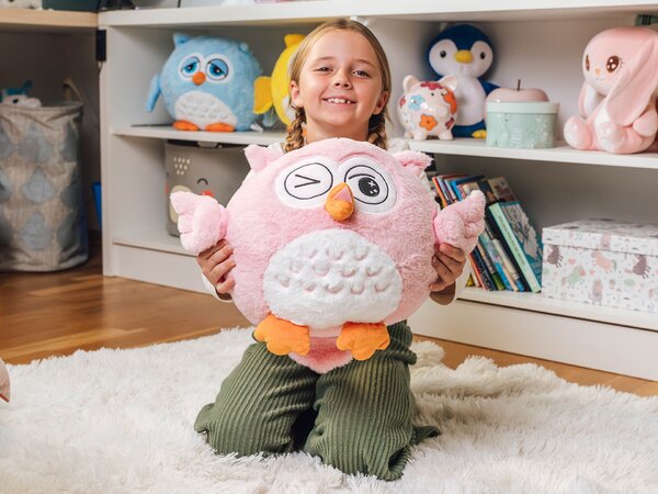 Emotivna Sovica Warm Hug Dormeo Roza Nestaška