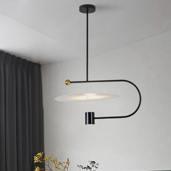 Lampa Sufitowa LED Czarna APP589-1CP