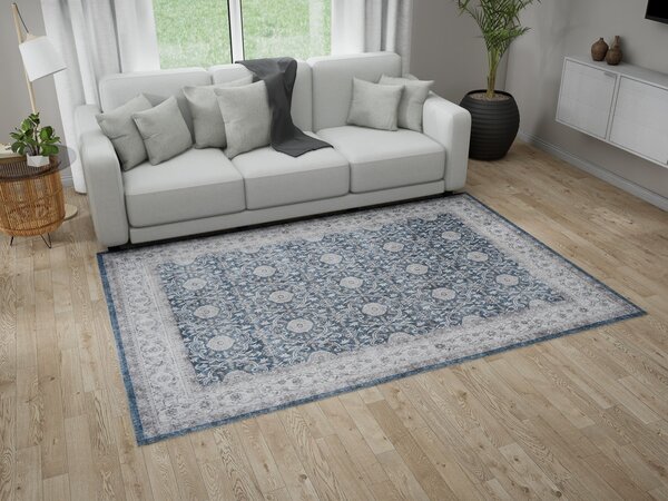 Tepih Visco Blue Oriental