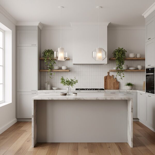 VISEĆA STROPNA SVJETILKA WHITE MARBLE APP908-1CP