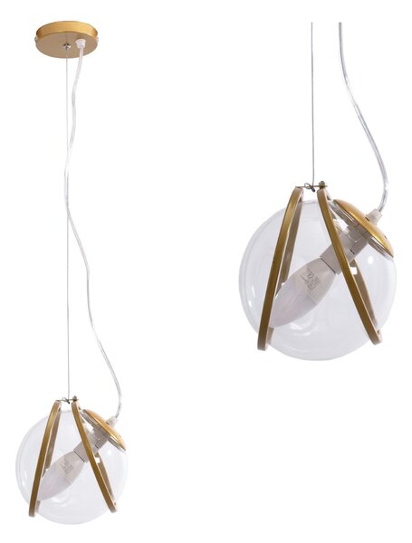 Lampa APP1088-1CP GOLD WHITE
