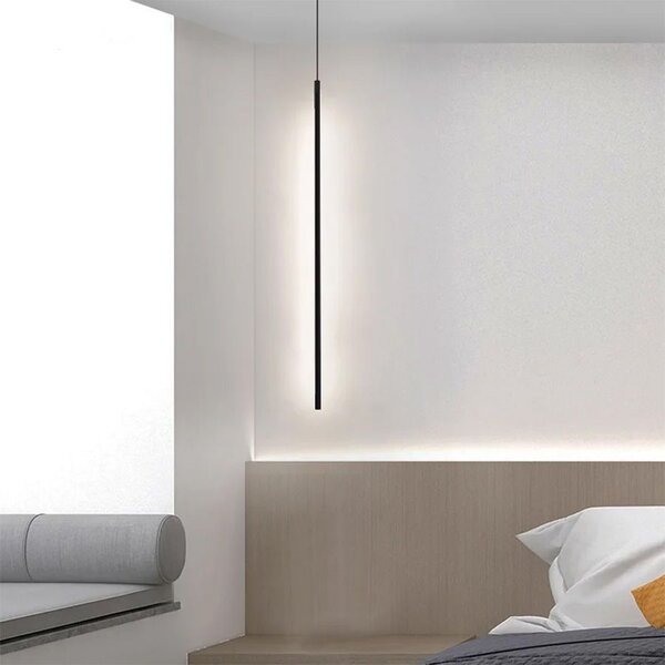 Stropni luster LED APP1413-C BLACK 100cm