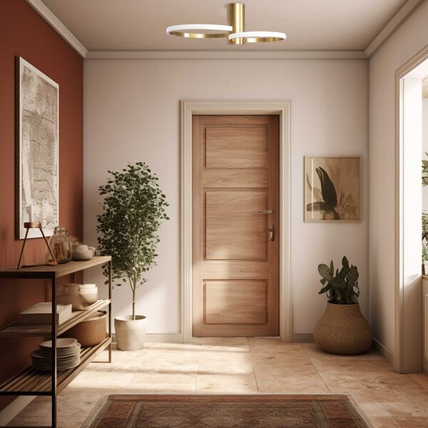 Kristalna stropna svjetiljka zlatna APP1403-CW Brush Gold
