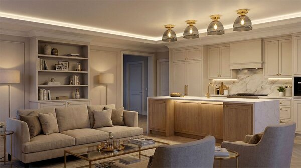 Stropni luster APP1302-1C Gold