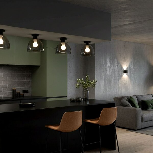 Stropni luster APP1303-1C Black