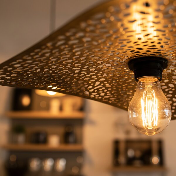 Stropni luster APP1468-1CP BLACK/OLD GOLD