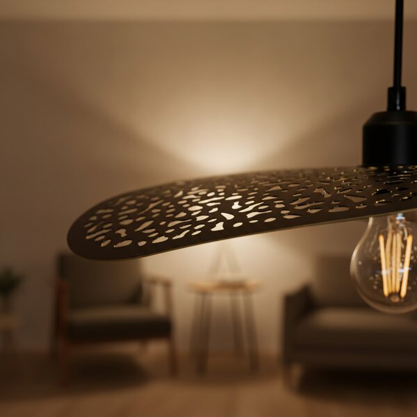 Stropni luster APP1468-1CP BLACK/OLD GOLD
