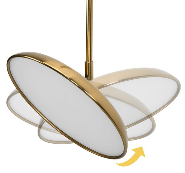 Lampa wisząca LED APP1281-CP Gold