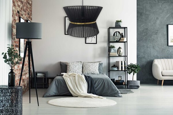 Lampa Viseća APP1503-1CP BLACK