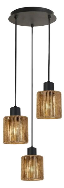 Lampa Viseća APP1820-3CPR NATURE BLACK