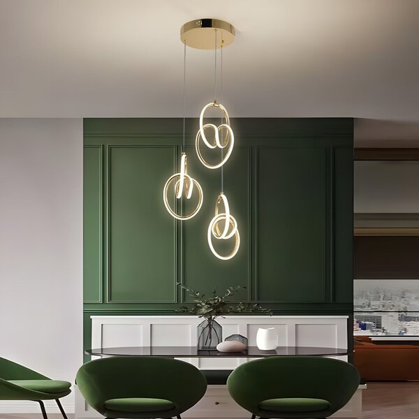 Viseća LED lampa G082-3CPR Gold