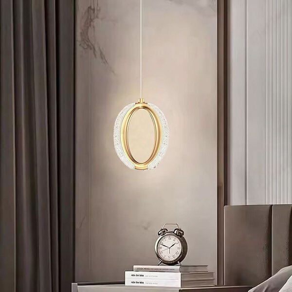 Viseća Kristalna Lampa LED G114-1CP Złota